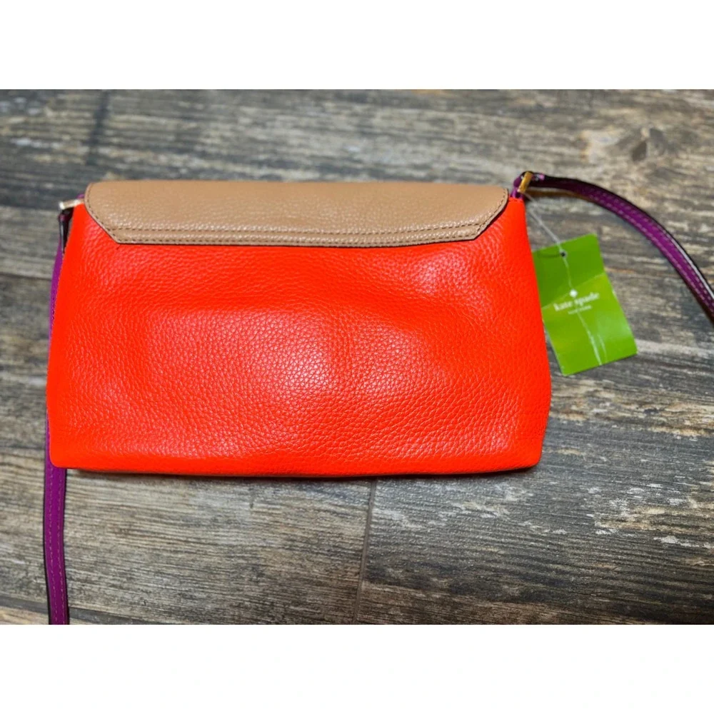 Kate Spade Loula Houston Street Adobe Crossbody Purse Bag‎ Designer NWT